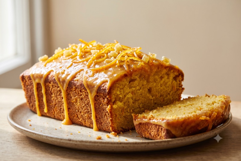 Plumcake Naranja y Jengibre